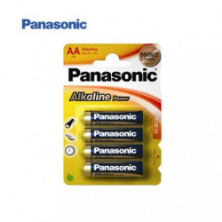 PILAS ALCALINAS PANASONIC AA R06 BLISTER 4 U