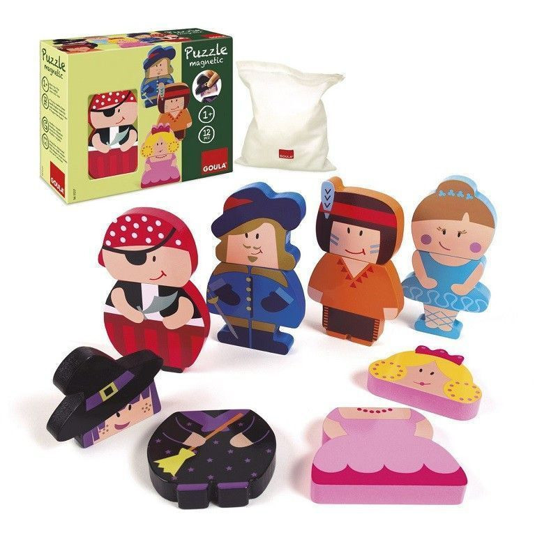 GOULA PUZZLE PERSONAJES MAGNETICOS 12 PIEZAS