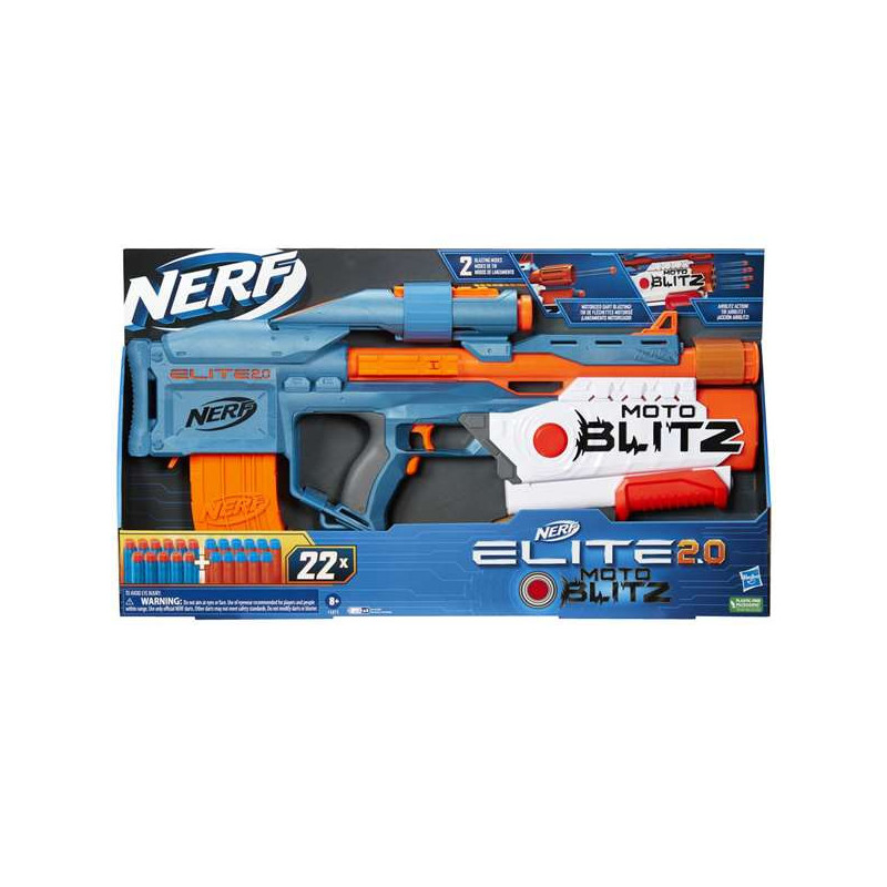 PISTOLA NERF ELITE 2.0 MOTORBLITZ CS- 10