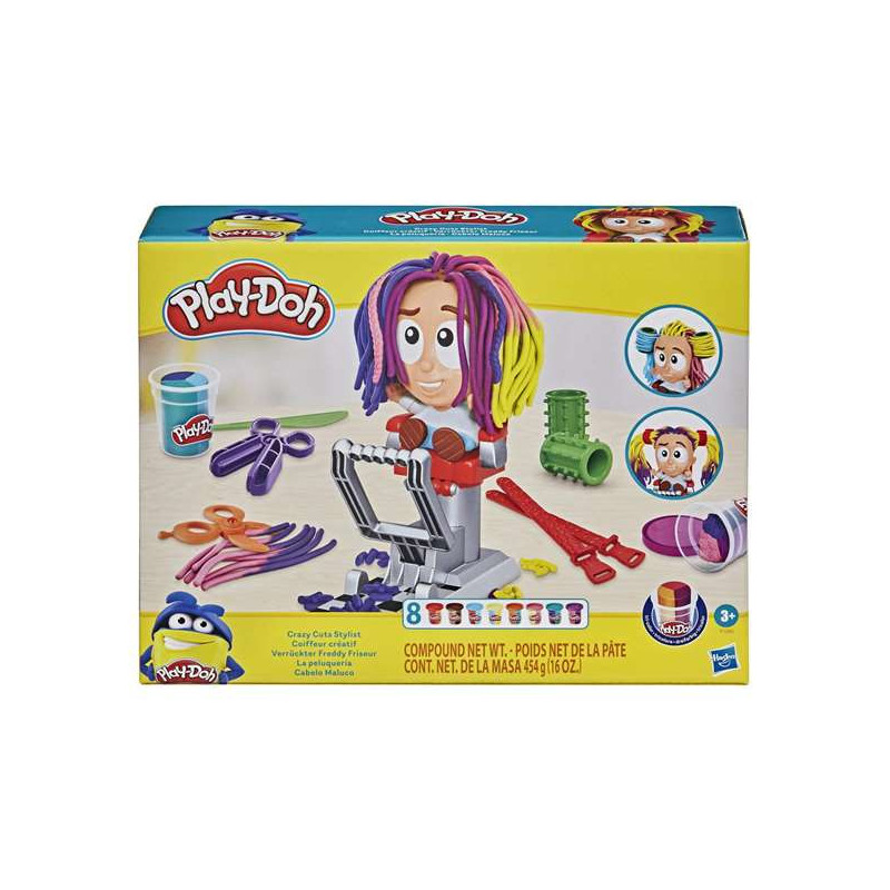 PLAYDOH PELUQUERIA INCLUYE 8 BOTES Y ACCESORIOS