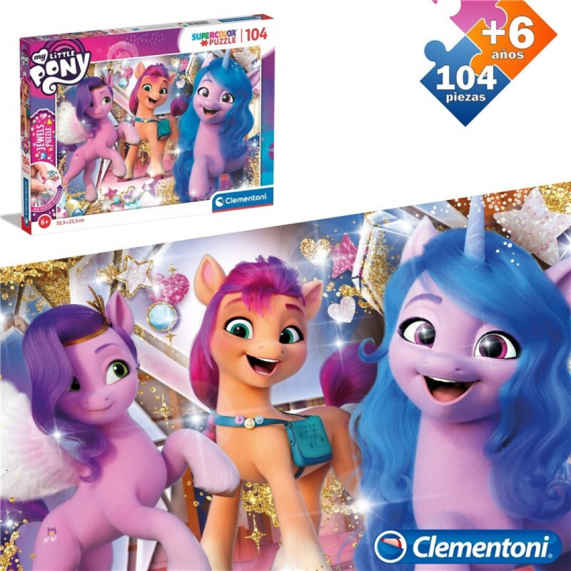 PUZZLE CLEMENTONI 104 PIEZAS MY LITTLE PONY