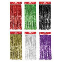 CABELLERA PVC 50 CM PLATA