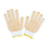 GUANTES TRABAJO PUNTOS AMARILLOS