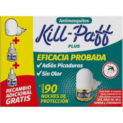 INSECTICIDAB ANTIMOSQUITOS KILL-PAFF CON 2 RECAMBI