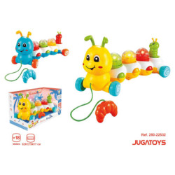 ARRASTRE GUSANO INFANTIL 32 CM