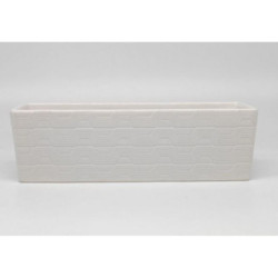 JARDINERA CERAMICA 23x8x27 CM GRAFIC