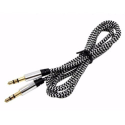 CABLE AUDIO JACK 3,5" MACHO-MACHO 1 METRO