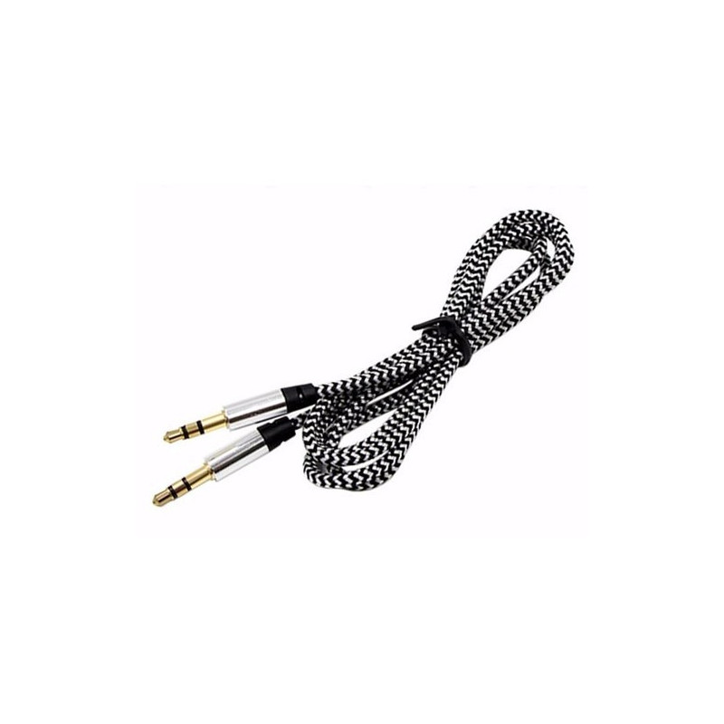 CABLE AUDIO JACK 3,5" MACHO-MACHO 1 METRO