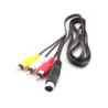 CABLE AUDIO RCA 3 HEMBRA - S-VHS MACHO