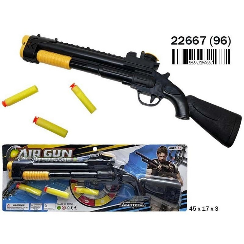BLISTER ESCOPETA AIR GUN INOFENSIVA