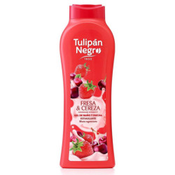 GEL TULIPAN NEGRO 650 ML FRESA Y CEREZA