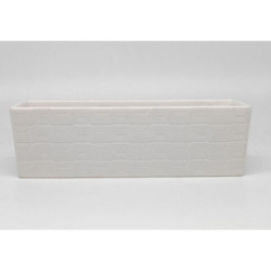 JARDINERA CERAMICA 23x8x27 CM GRAFIC