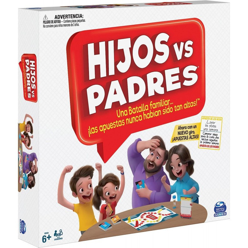 Juego hijos contra padres. Las apuestas nunca habían sido tan altas. 27x27x5'5cm