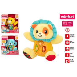 PELUCHE ANIMALES LUZ Y SONIDO WINFUN