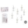 CHINCHETAS PIN CAJA 60 U TRANSPARENTES