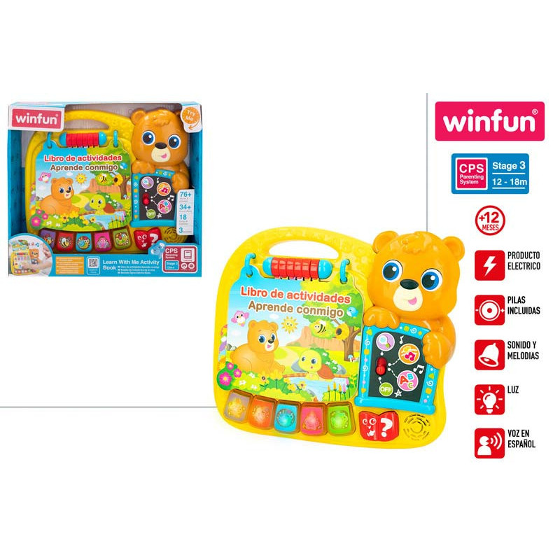 LIBRO INTERACTIVO ACTIVIDADES Y SONIDOS WINFUN