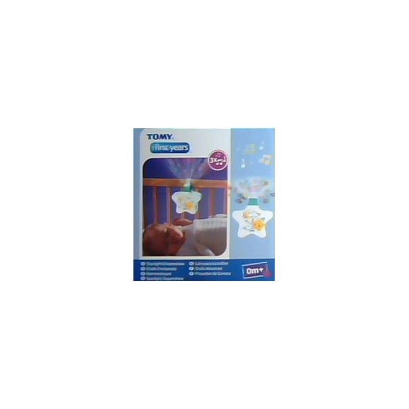 LAMPARA BEBE ESTRELLITA PROYECTOR BLANCA