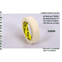 CINTA CARROCERO AZMARK 24 MM x 45 M