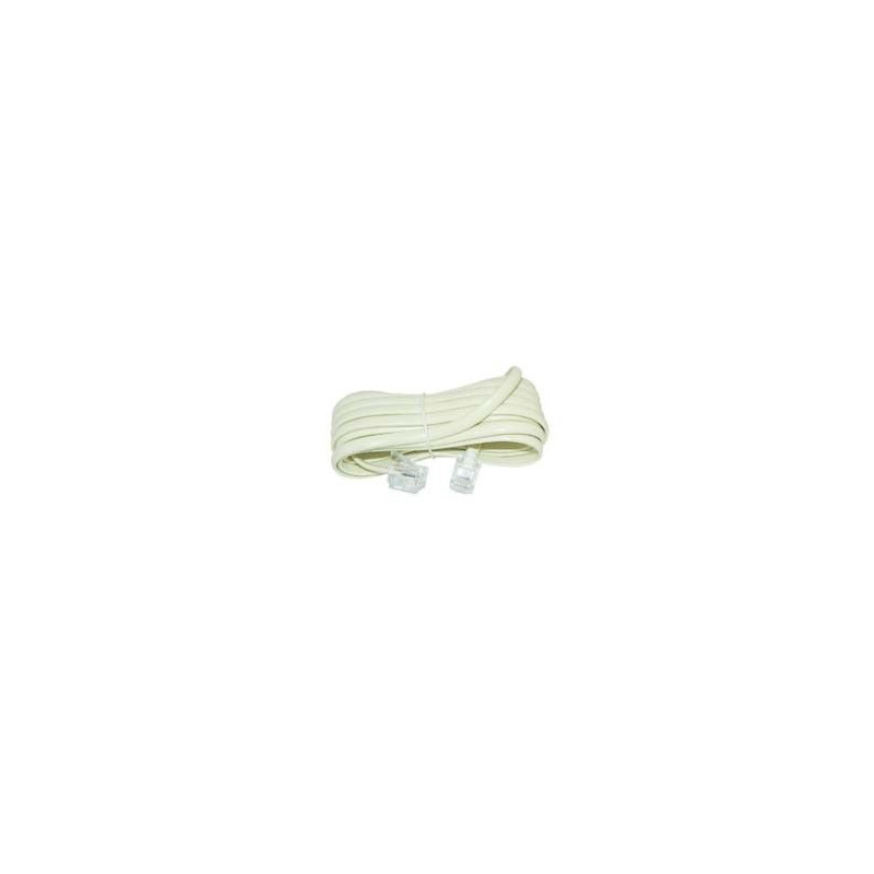 CABLE TELEFONO CONECTOR MACHO/MACHO RJ11 3 M