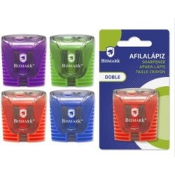 SACAPUNTAS DOBLE CON DEPOSITO BISMARK BLISTER