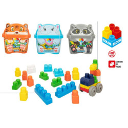 COLOR BLOCK LITTLE ANIMALES CUBO 30 BLOQUES