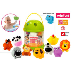 ANIMALES PVC WINFUN SET 10 UNIDADES