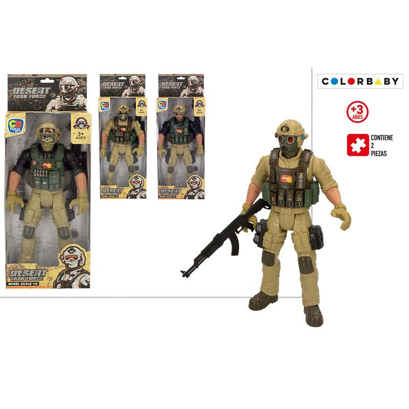 FIGURA ACCION SOLDADO DESERT TASK 30 CM