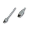 CABLE USB 2.0 A MINI USB 5 PINS 1,8 M.
