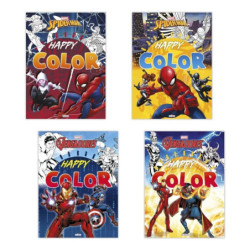 LIBRO COLOREAR HAPPY LOS VENGADORES - SPIDERMAN