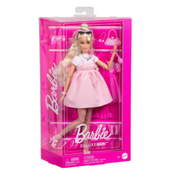 Muñeca Barbie Deluxe vestido con lazo.