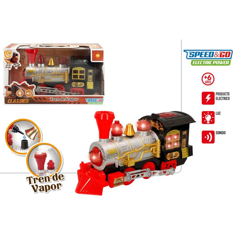 LOCOMOTORA CLASICA ELECTRICA CON HUMO