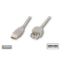 CABLE USB 2.0 HEMBRA A MINI USB 5 PINS 15 CM