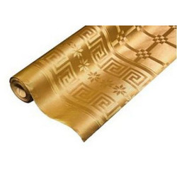 MANTEL PAPEL COLOR ORO 5x1,2 M