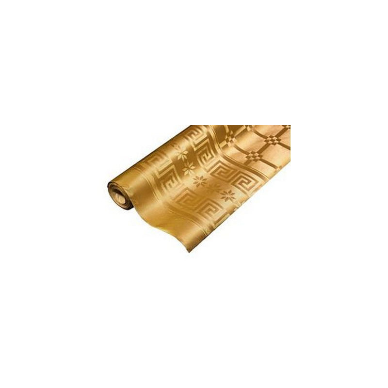 MANTEL PAPEL COLOR ORO 5x1,2 M
