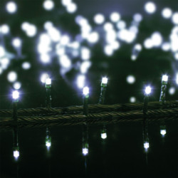 LUCES NAVIDAD 100 LEDS 8,5 M BLANCO FRIO