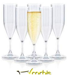 COPAS CAVA BOLSA 6 UNIDADES