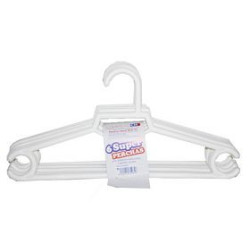 PERCHAS PLASTICO CH LOTE 5 UNIDADES