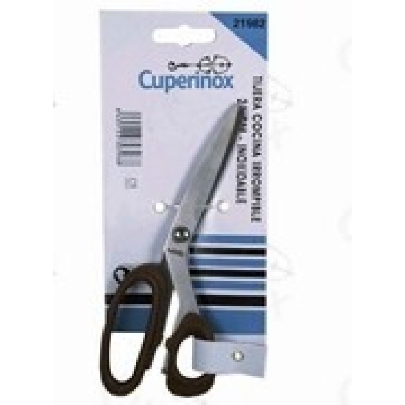 TIJERA COCINA 21 CM MANGO NEGRO