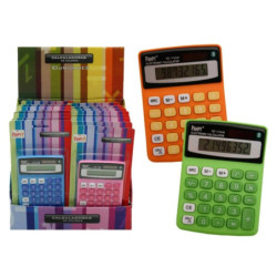CALCULADORA PAMPY 8 DIGITOS COLORES BLISTER
