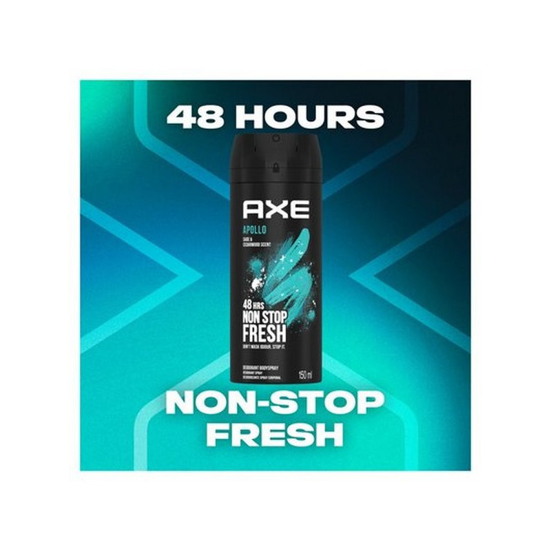 DESODORANTE AXE 150 ML APOLLO