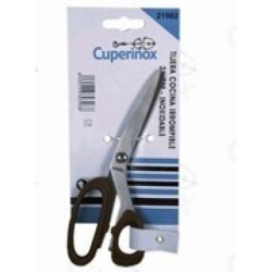 TIJERA COCINA 21 CM MANGO NEGRO