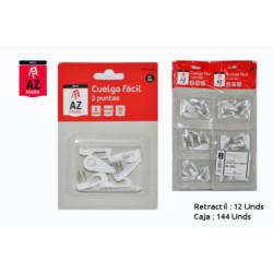 CUELGA FACIL RF060 3 PUNTAS L-6