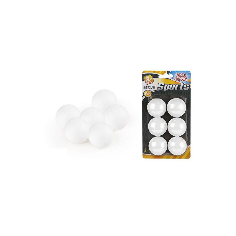 BLISTER PELOTAS PING PONG 6 U