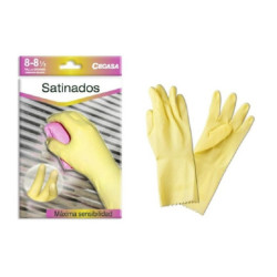 GUANTES GOMA SATINADOS CEGASA TALLA MEDIANA