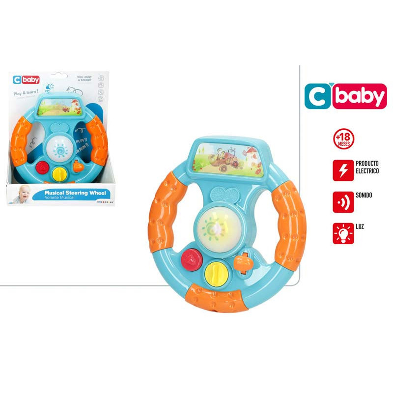 VOLANTE MUSICAL CB CON LUZ Y SONIDO