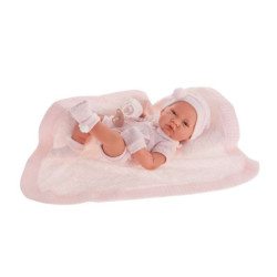 MUÑECA RECIEN NACIDA CON TOQUILLA DE PUNTO 42 CM