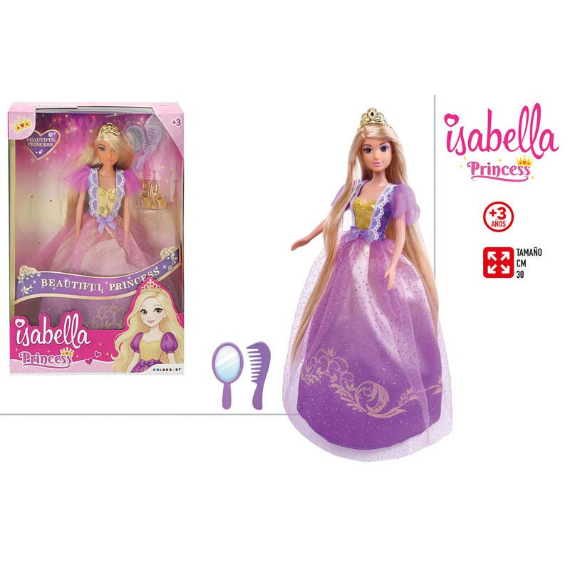 MUÑECA ISABELLA 30 CM PRINCESA