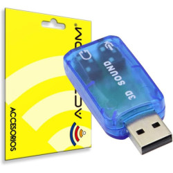 TARJETA SONIDO USB 5.1 3D