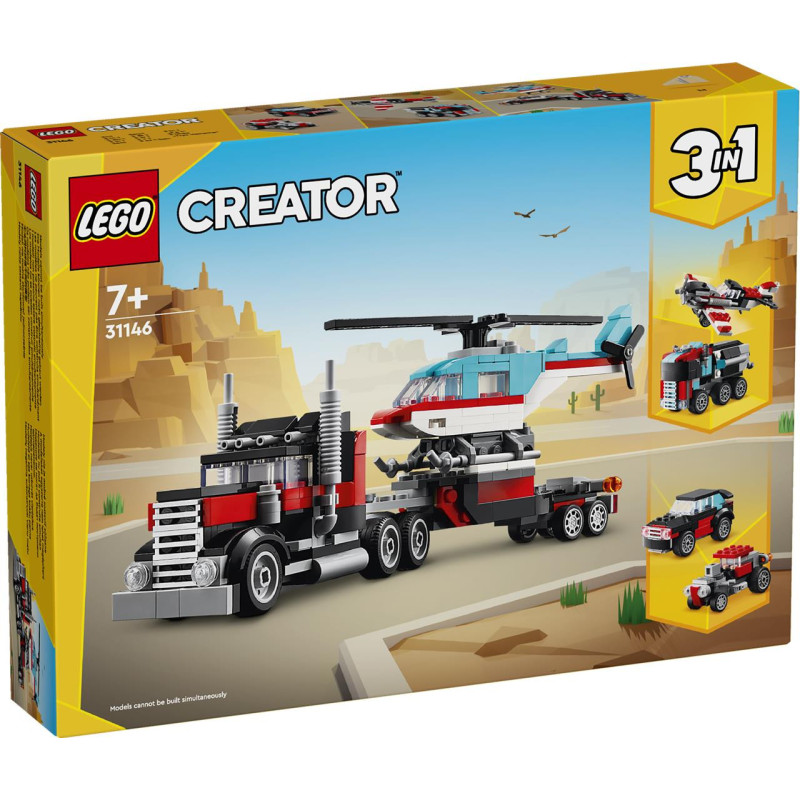 LEGO CREATOR 31146 CAMION CON HELICOPTERO