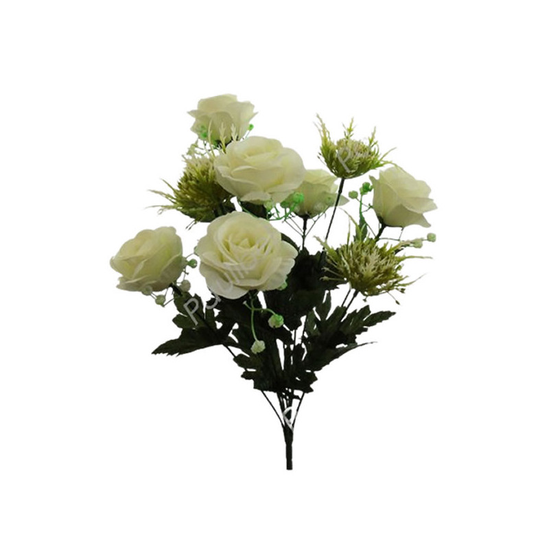 RAMO ROSAS PROTEAS BLANCO